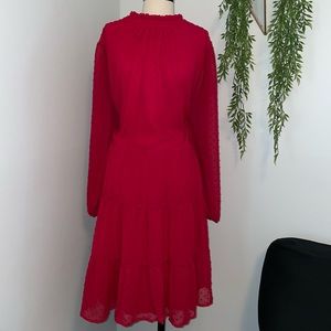 Beautiful red dress from Francesca’s.